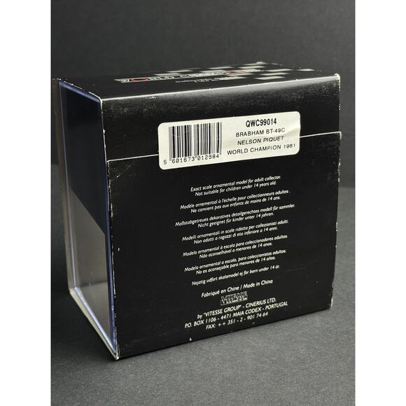QUARTZO 1/43 F1 'World Champions' Brabham-BMW BT-49C Nelson Piquet QWC99014 - Picture 6 of 9